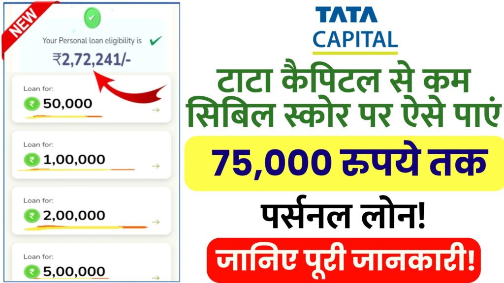 Low CIBIL Tata capital personal loan